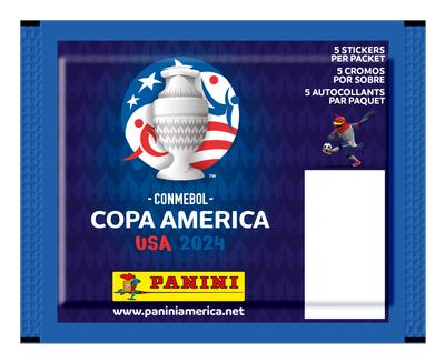 Panini CONMEBOL COPA AMERICA USA 2024 OFFICIAL STICKER 5 PACK
