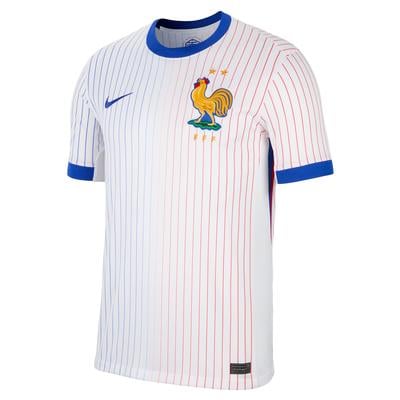 Nike France Away Jersey 2024 White/Bright Blue