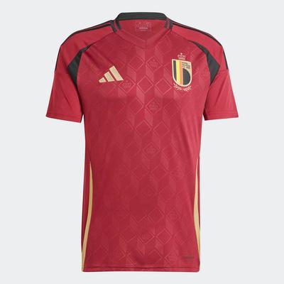 adidas Belgium Home Jersey 2024 Burgundy