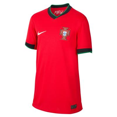Nike Portugal Home Jersey Youth 2024 Red/Pine/Sail