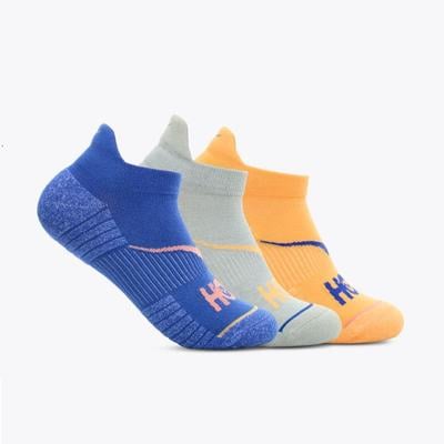 Hoka No-Show Run Sock 3-Pack SHERBET/LIMESTONE/DAZZING_BLUE