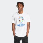 adidas Euro 2024 Emblem T-Shirt: White
