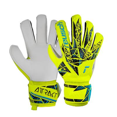 Reusch Attrakt Solid GK Glove NEON YELLOW