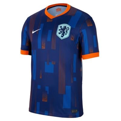 Nike Netherlands Away Jersey 2024 Blue Void/Safety Orange/White