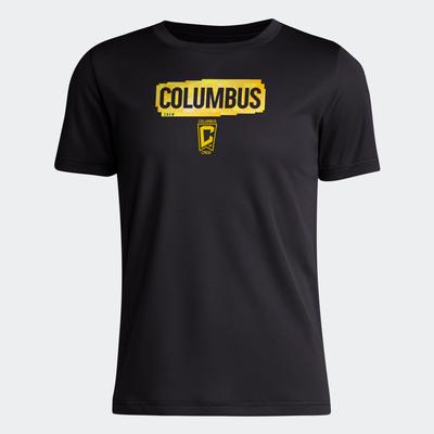 adidas Columbus Crew Pregame Tee Youth BLACK