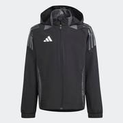 adidas Tiro 24 Competition All-Weather Jacket Youth: Black/Team Dark Grey