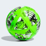 adidas MLS Club Soccer Ball 2024: Solar Green/Black/White