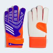 adidas Predator Training Goalkeeper Gloves Youth: Lucid Blue/Solar Red/White