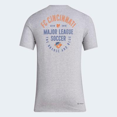 adidas FC Cincinatti Pregame Tee GREY