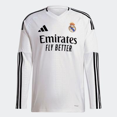 adidas Real Madrid Home LS Jersey 24/25 WHITE