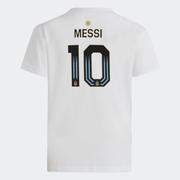 adidas Argentina Messi Name & Number Tee Youth: White