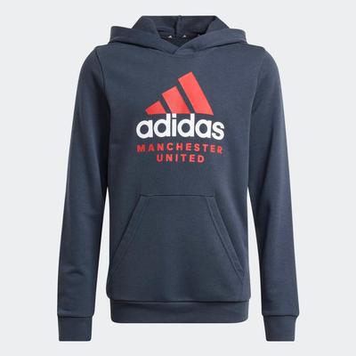 adidas Manchester United Hoodie Kids Night Grey