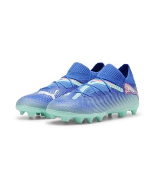 Puma Future 7 Pro FG Youth Bluemazing/White/Electric Peppermint