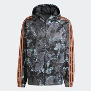 adidas FC Bayern Munich Seasonal Windbreaker: Black/Grey