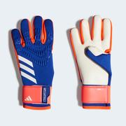adidas Predator League Goalkeeper Gloves: Lucid Blue/Solar Red/White