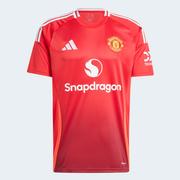 adidas Manchester United 24/25 Home Jersey: Red/White