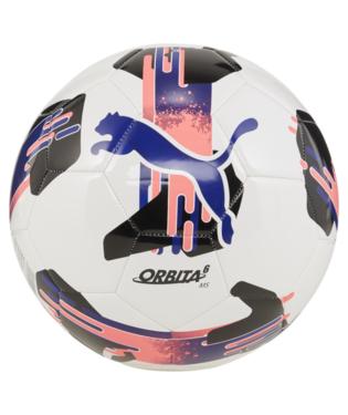 Puma Orbita 6 MS Soccer Ball White/Lapis/Sunset Glow