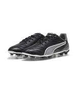 Puma King Pro FG: Black/White/Gray