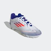 adidas F50 Club Flexible Ground Boots Kids: White/Red/Blue