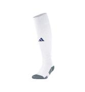 adidas Team Speed Pro 2 OTC Soccer Sock: White/Bold Blue