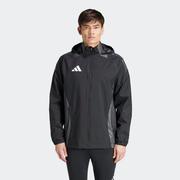 adidas Tiro 24 Competition All-Weather Jacket: Black/Team Dark Grey