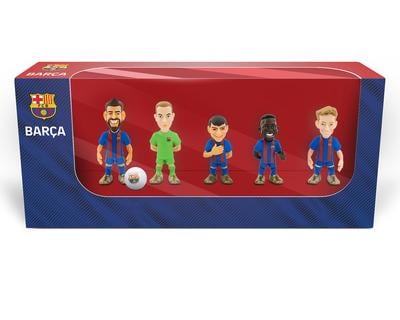 Banbo Toys FC Barcelona Minix 5 Player Pack BLUE