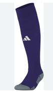 adidas Team Speed Pro 2 OTC Soccer Sock: Navy/White