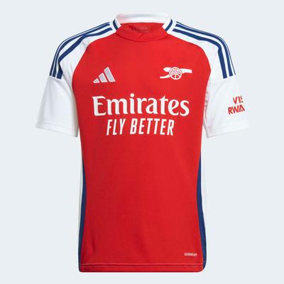 adidas Arsenal 24/25 Home Jersey Kids Better Scarlet/White