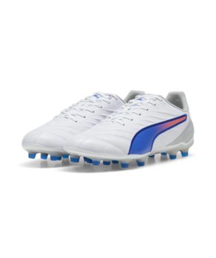 Puma King Pro FG White/Bluemazing/Gray
