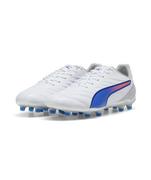Puma King Pro FG: White/Bluemazing/Gray