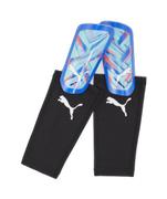 Puma Ultra Flex Shin Guard: Bluemazing/Electric Peppermint