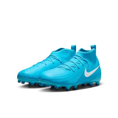 Nike Jr. Phantom Luna 2 Academy Little/Big Kids' MG Soccer Cleats Blue Fury/White