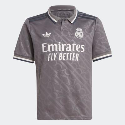 adidas Real Madrid 24/25 Third Jersey Kids CHARCOAL