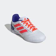 adidas Super Sala II Indoor Football Boots Kids: White/Red/Blue