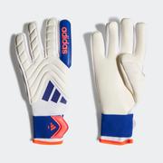 adidas Copa League Goalkeeper Gloves: White/Lucid Blue/Solar Red