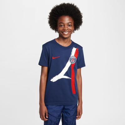Nike Paris Saint-Germain Away Soccer T-Shirt Youth Midnight Navy
