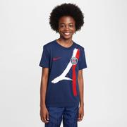 Nike Paris Saint-Germain Away Soccer T-Shirt Youth: Midnight Navy