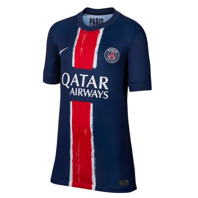 Nike Paris Saint-Germain 2024/25 Stadium Home Dri-FIT Soccer Replica Jersey Youth Navy/Navy/White