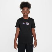 Nike Paris Saint-Germain Swoosh Big Kids' Nike Soccer T-Shirt: Black