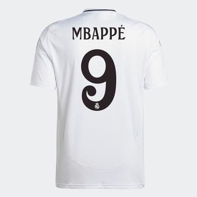 adidas Real Madrid Home MBAPPE 24/25 Jersey WHITE
