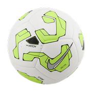 Nike Pitch Soccer Ball: White/Volt/Metallic Silver