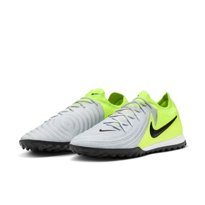 Nike Phantom GX 2 Pro TF Low-Top Soccer Shoes Met Silver/Black/Volt