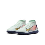 Nike Jr. Superfly 10 Club Mercurial Dream Speed Big Kids' TF High-Top Soccer Shoes: Barely Green/Mtlc Gold Coin