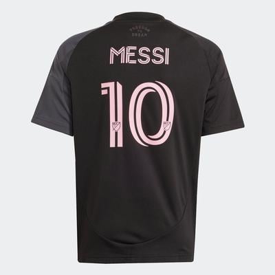 adidas Inter Miami CF 25/26 Messi Away Jersey Kids BLACK