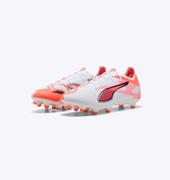 Puma Ultra 5 Match FG: White/Glow Red