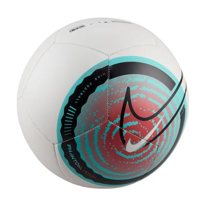 Nike Phantom Soccer Ball WHITE/AURORA GREEN/EMBER GLOW/BLACK