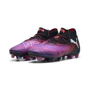 Puma Future 8 Ultimate FG Soccer Cleat: Black/Glow Red