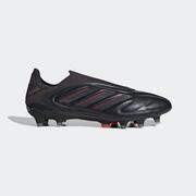adidas Copa Pure 3 Elite Laceless FG Soccer Cleat: Black/Carbon/Lucid Red