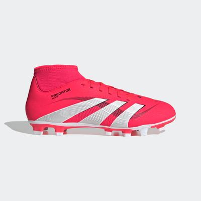 adidas Predator Club Sock FG Soccer Cleat Lucid Red/White/Black