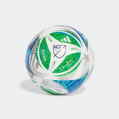 adidas MLS 25 Mini Soccer Ball WHITE/GREEN/BLUE